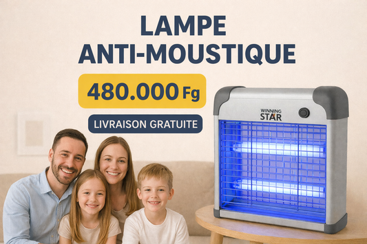 🦟 Lampe Anti-Moustique Électrique 3000V – Winning Star ST-4037