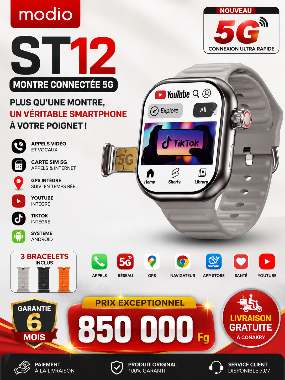 MONTRE ANDROID MODIO ST12