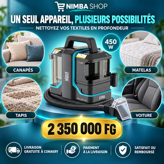 Nettoyeur de Canapés et Tissus Winning Star – 450 W