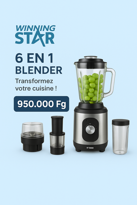 🌀 Blender Multifonction 6 en 1 — Winning Star ST-5960